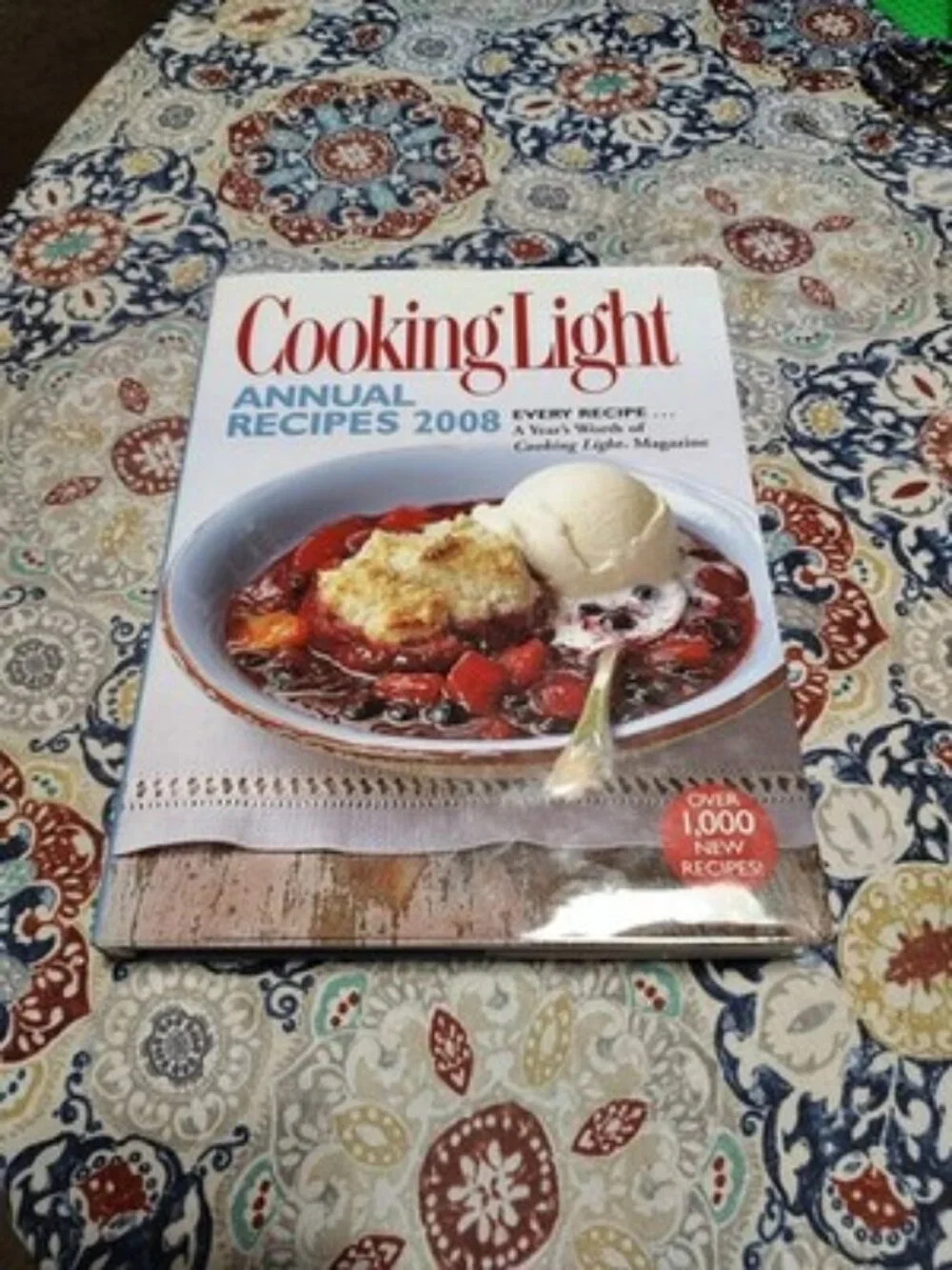 Cooking Light Annual Recipes 2008 Hardcover